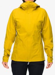 Kurtka przeciwdeszczowa damska Houdini BFF Jacket. Żółte kurtki damskie Houdini, m, bez wzorów, z hardshellu, bez kaptura. Za 934.99 zł.