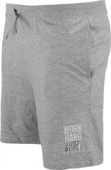 Męskie spodenki Athl. Dpt Einar Melange Szary 2XL. Szare krótkie spodenki sportowe męskie Givova, l, bez wzorów, z bawełny. Za 150.99 zł.