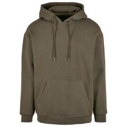 Bluza Z Kapturem Męska Oversized. Zielone bluzy męskie BUILD YOUR BRAND, m, bez wzorów, z kapturem. Za 153.99 zł.