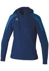 Damska bluza dresowa z kapturem Erima Evo Star. Niebieskie bluzy sportowe damskie Erima, bez wzorów, z dresówki, z kapturem, na fitness i siłownię. Za 243.00 zł.