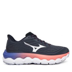Buty do biegania Mizuno. Szare obuwie sportowe damskie Mizuno, bez wzorów, do biegania, mizuno wave. Za 489.99 zł.