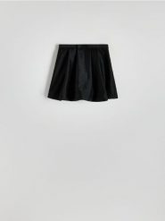 Spódnica bombka - czarny. Czarne spódnice damskie Reserved, l, bez wzorów, z tkaniny, bombki. W wyprzedaży za 89.99 zł.