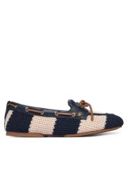Tommy Hilfiger Mokasyny Th Flex FW0FW09506 Granatowy. Niebieskie mokasyny damskie Tommy Hilfiger, z materiału. Za 569.99 zł.