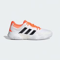 Buty Solematch Control 2 Tennis. Białe obuwie sportowe damskie Adidas, bez wzorów, z materiału, tenisowe. Za 569.00 zł.