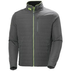 Kurtka puchowa Helly Hansen Crew 2.0. Szare kurtki męskie Helly Hansen, m, bez wzorów, z materiału, eleganckie, bez kaptura. Za 662.50 zł.