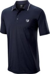 Wilson Staff morele Koszulka golfowa Classic Polo Wilson Staff, (Navy, rozm. L). Niebieskie koszulki polo męskie Wilson Staff, l, bez wzorów, bez ramiączek. Za 187.95 zł.