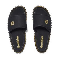 Klapki GUMBIES STRIDER SLIDE UNISEX. Czarne klapki damskie Gumbies, bez wzorów. Za 99.99 zł.