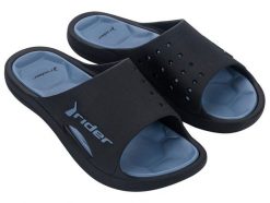 Buty klapki sportowe męskie Rider Bay XIV Ad. Niebieskie klapki męskie Rider, z materiału, sportowe. Za 129.00 zł.