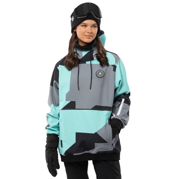 Kurtka snowboardowa damska W1-W Ushuaia. Niebieskie kurtki damskie SIROKO, l, bez wzorów, z softshellu, bez kaptura. W wyprzedaży za 383.00 zł.