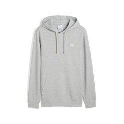 Męska bluza z kapturem Essentials Elevated PUMA Light Gray Heather. Szare bluzy męskie Puma, m, bez wzorów, bez kołnierzyka, bez ramiączek, trekkingowe. Za 230.50 zł.