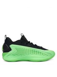 Adidas Buty do koszykówki Anthony Edwards 1 Low JI4073 Zielony. Zielone buty sportowe chłopięce Adidas, bez wzorów, z materiału, bez zapięcia, do koszykówki. Za 349.99 zł.