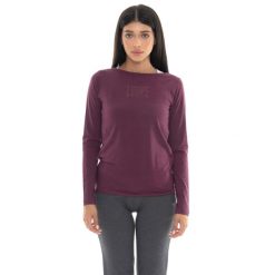 Koszulka Langärmliges Damen z Leone 1947 Nigdy bez Aufdruck. Czerwone koszulki sportowe damskie LEONE 1947 APPAREL, bez wzorów, z bawełny, bez kołnierzyka. W wyprzedaży za 88.41 zł.