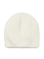 Jenny Fairy Czapka 4W3-013-AW23 Biały. Białe rękawiczki damskie Jenny Fairy, na zimę, bez wzorów, z poliesteru. Za 39.99 zł.