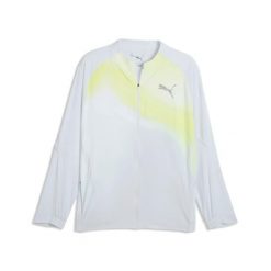 Kurtka z dresu Puma Lightspeed. Szare kurtki męskie Puma, bez wzorów, z dresówki, do biegania. Za 617.00 zł.