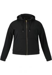 Damska bluza z kapturem zapinana na zamek Q Sportswear Tianna. Czarne bluzy damskie ENDURANCE Q, bez wzorów, z materiału, z kapturem. Za 291.00 zł.