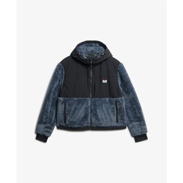 Damska kurtka hybrydowa Superdry Super Soft. Brązowe kurtki damskie Superdry., s, z aplikacjami, bez kaptura. Za 436.50 zł.
