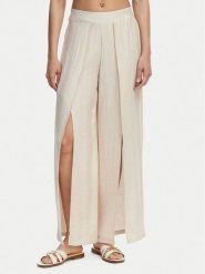 Ysabel Mora Spodnie materiałowe 86272 Beżowy jasny Wide Leg. Brązowe spodnie materiałowe damskie ysabel mora, m, bez wzorów, z materiału. Za 289.99 zł.