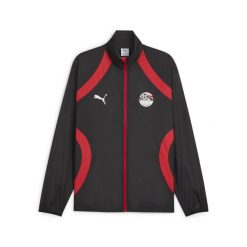 Męska kurtka przedmeczowa Egipt PUMA. Czarne kurtki męskie Puma, m, bez wzorów, bez kaptura. Za 399.00 zł.