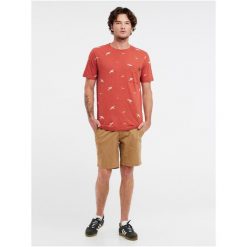 Koszulka męska Protest PRTNILLO t-shirt. Brązowe koszulki sportowe męskie Protest, m, bez wzorów, bez kołnierzyka, bez ramiączek, trekkingowe. Za 169.99 zł.