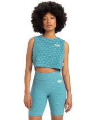 Szorty z elastyczną talią dla Kobiety TROPIC DAY CYCLIST Niebieski. Niebieskie szorty damskie Quiksilver, m, bez wzorów, z elastanu. Za 199.99 zł.