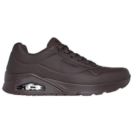 SKECHERS Sneaker BRUIN 43 (Z1052). Brązowe obuwie sportowe damskie Skechers, bez wzorów, z gumy, trekkingowe, Skechers Sport. Za 417.00 zł.