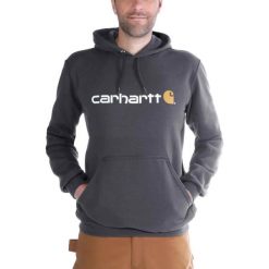 Bluza sportowa męska z kapturem Carhartt Midweight. Szare bluzy męskie Carhartt, m, bez wzorów, z kapturem. Za 291.99 zł.