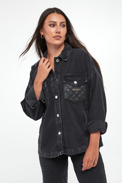 Kurtka damska jeansowa LIU JO. Kurtki damskie Liu Jo, m, bez wzorów, z jeansu, bez kaptura. Za 1,419.00 zł.