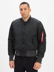 Alpha Industries kurtka bomber - Distressed Mężczyźni czarny, M. Czarne kurtki męskie Alpha Industries, m, bez wzorów, prążkowane. Za 649.95 zł.
