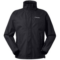 Kurtka turystyczna męska Berghaus Alpha 2.0 softshell. Czarne kurtki męskie Berghaus, m, bez wzorów, z poliesteru, sportowe, bez kaptura. Za 336.00 zł.
