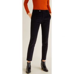 Mango - Spodnie Alberto3. Szare spodnie materiałowe damskie Mango, z bawełny. Za 139.90 zł.