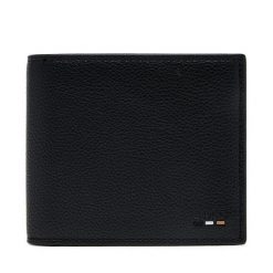 Portfel BOSS. Czarne portfele męskie Boss, bez wzorów. Za 299.99 zł.