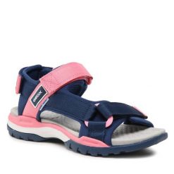 Sandały Geox. Czarne sandały damskie Geox, bez wzorów, bez obcasa, na płaskiej podeszwie, bez zapięcia. Za 359.99 zł.