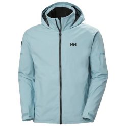 Kurtka wodoodporna z kapturem Helly Hansen Racing 2.0. Niebieskie kurtki sportowe męskie Helly Hansen, na lato, xl, bez wzorów, z materiału. Za 779.00 zł.