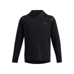 Bluza z kapturem Under Armour Unstoppable Fleece. Czarne bluzy męskie Under Armour, m, bez wzorów, z kapturem. Za 456.00 zł.