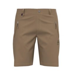 Spodenki trekkingowe męskie Odlo Short WEDGEMOUNT. Brązowe krótkie spodenki sportowe męskie Odlo, m, bez wzorów, trekkingowe. W wyprzedaży za 195.00 zł.