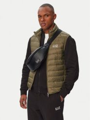 EA7 Emporio Armani Nerka 7X000073 AF29345 Czarny. Czarne saszetki męskie EA7 Emporio Armani, ze skóry. Za 284.99 zł.