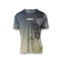 T-Shirt Ande Kima Dorośli. Czarne t-shirty męskie ANDE, m, bez wzorów, z materiału, klasyczne, bez kołnierzyka. Za 194.99 zł.