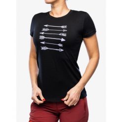 Koszulka merino damska Sensor Merino Active PT Tee S/S. Czarne koszulki sportowe damskie Sensor, s, bez wzorów, bez kołnierzyka, bez ramiączek. Za 245.99 zł.