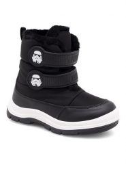 Star Wars Kozaki AW23-324LC Czarny. Czarne buty zimowe chłopięce Star Wars, bez wzorów, z materiału, bez zapięcia. Za 111.99 zł.