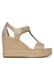 MICHAEL Michael Kors Espadryle Berkley 40S4BRMS9D Złoty. Żółte sandały damskie MICHAEL Michael Kors, bez wzorów, ze skóry, bez obcasa, bez zapięcia. Za 539.99 zł.