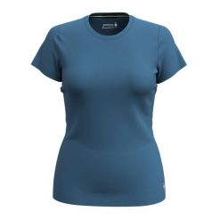 Koszulka termoaktywna damska Smartwool Merino. Niebieskie koszulki sportowe damskie Smartwool, xs, bez wzorów, z wełny, bez kołnierzyka, bez ramiączek, trekkingowe. Za 299.99 zł.