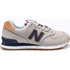 New Balance - Buty ML574YLB. Szare buty sportowe męskie New Balance, z gumy. W wyprzedaży za 269.90 zł.