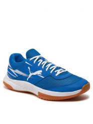 Puma Buty halowe Varion II 107341 03 Granatowy. Niebieskie buty sportowe męskie Puma, z materiału, bez zapięcia. Za 219.99 zł.