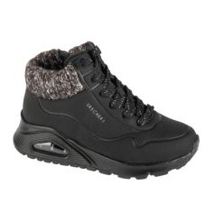 Buty zimowe dziewczęce, Uno Gen1 - Darling Daze. Czarne buty zimowe dziewczęce Skechers, bez wzorów, bez zapięcia. Za 249.99 zł.