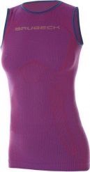 Brubeck Koszulka damska 3D Run PRO purpurowa r. XL (TA10300). Fioletowe t-shirty damskie Brubeck, xl, bez wzorów, bez kołnierzyka. Za 83.94 zł.