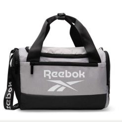 Torba sportowa Reebok. Szare torby sportowe męskie Reebok, bez wzorów, małe. Za 119.99 zł.