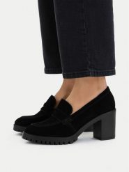 Lasocki Półbuty CEO-WI23-LUM-11 Czarny. Czarne półbuty damskie Lasocki, bez wzorów, ze skóry, bez obcasa, na obcasie, bez zapięcia. Za 229.99 zł.