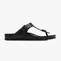 Japonki unisex Birkenstock Gizeh EVA (128201). Czarne klapki damskie Birkenstock, bez wzorów, klasyczne, bez obcasa. Za 179.99 zł.