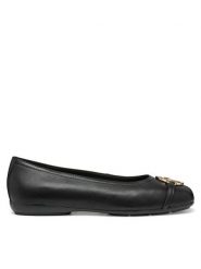 Geox Baleriny D Annytah W D55XYA 00085 C9999 Czarny. Czarne baleriny damskie Geox, bez wzorów, ze skóry, bez obcasa. Za 289.99 zł.