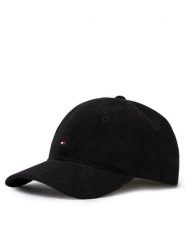 Tommy Hilfiger Czapka z daszkiem Flag Cord 6 Panel AM0AM14530 Czarny. Czarne rękawiczki męskie Tommy Hilfiger, bez wzorów, z poliesteru. Za 209.99 zł.